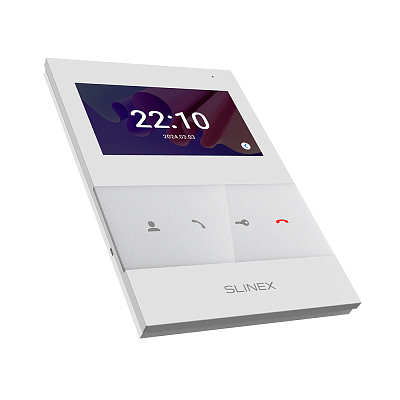картинка Slinex SQ-04M цвет белый. 4" Цветной домофон c программной детекцией движения от компании Intant